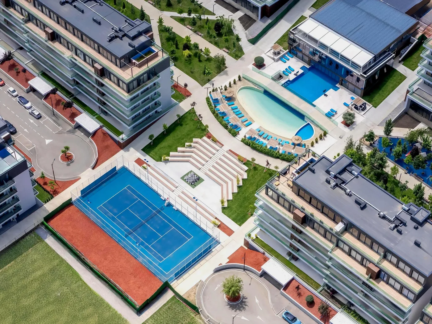 Резорт-комплекс Krtsanisi Resort Residence с высоты птичьего полёта